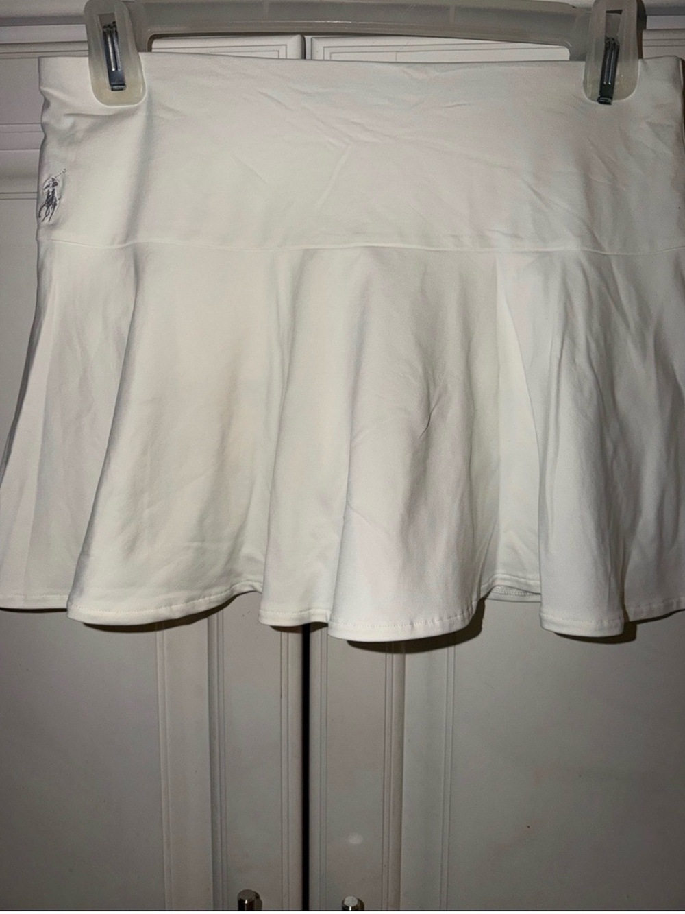 Ralph Lauren White Flared Skater Tennis Skirt